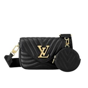 Louis Vuitton New Wave Multi Pochette 19Cm Black M56461