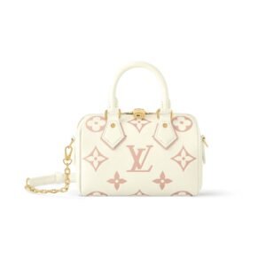 Louis Vuitton Speedy Bandouliere Bag 20 Latte And Chamallow 20Cm M46875