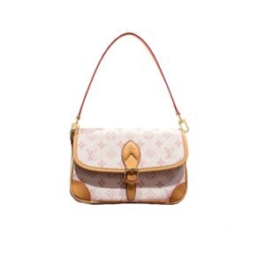 Louis Vuitton Diane Satchel Monogram Cream Beige 25Cm