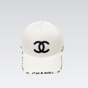 Chanel Cotton Baseball Cap White