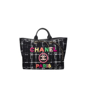 Chanel Large Shopping Bag Black 35Cm A66941 B09275 Nk815