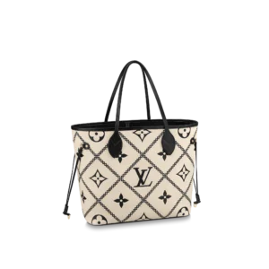 Louis Vuitton Neverfull Mm 31Cm Begie And Black M46039