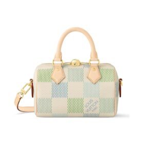 Louis Vuitton Speedy Bandouliere Damier Canvas Pistachio 20Cm N40515