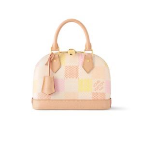 Louis Vuitton Alma Bb Damier Canvas Peach 23Cm N40516