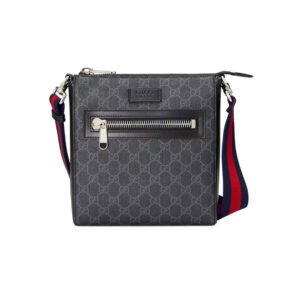 GG Black small messenger bag