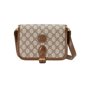 Mini shoulder bag with Interlocking G