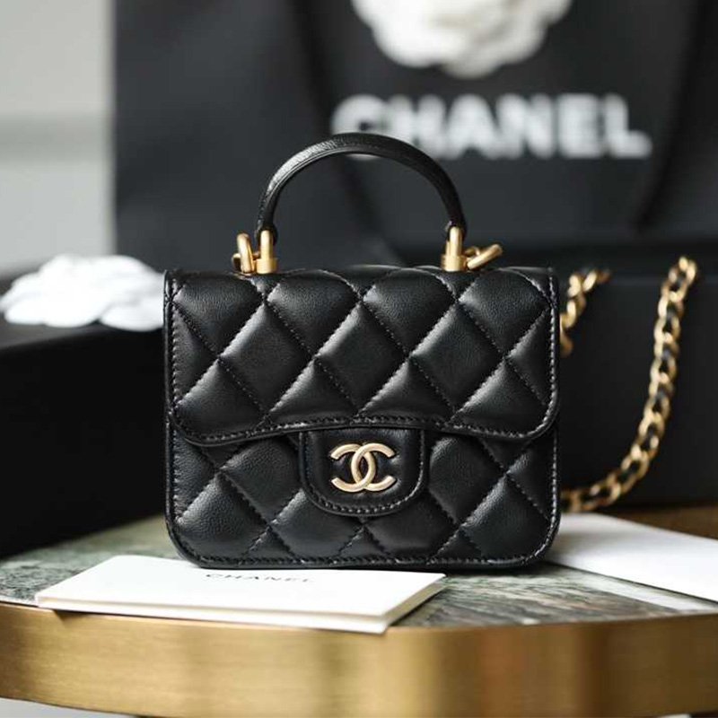 Chanel Flap Coin Purse With Chain - Image 2