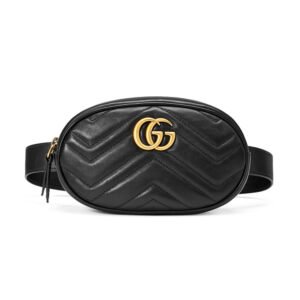 GUCCI Marmont Quilted Leather Belt Bag