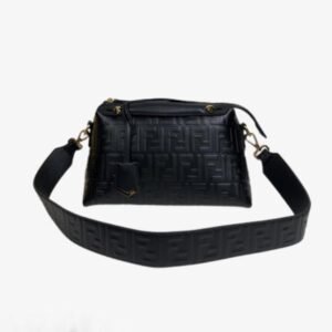 Fendi By The Way With Ff Embroidery Black