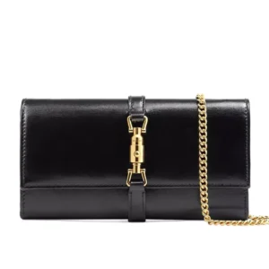 Gucci Jackie 1961 Chain Wallet 19Cm Black 52681 14J0G 1000