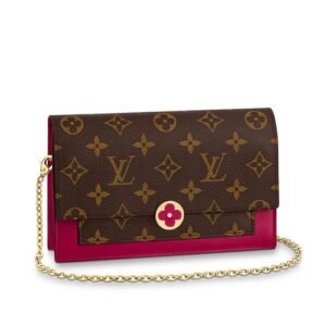 Louis Vuitton Flore Chain Wallet Fuchsia M69578