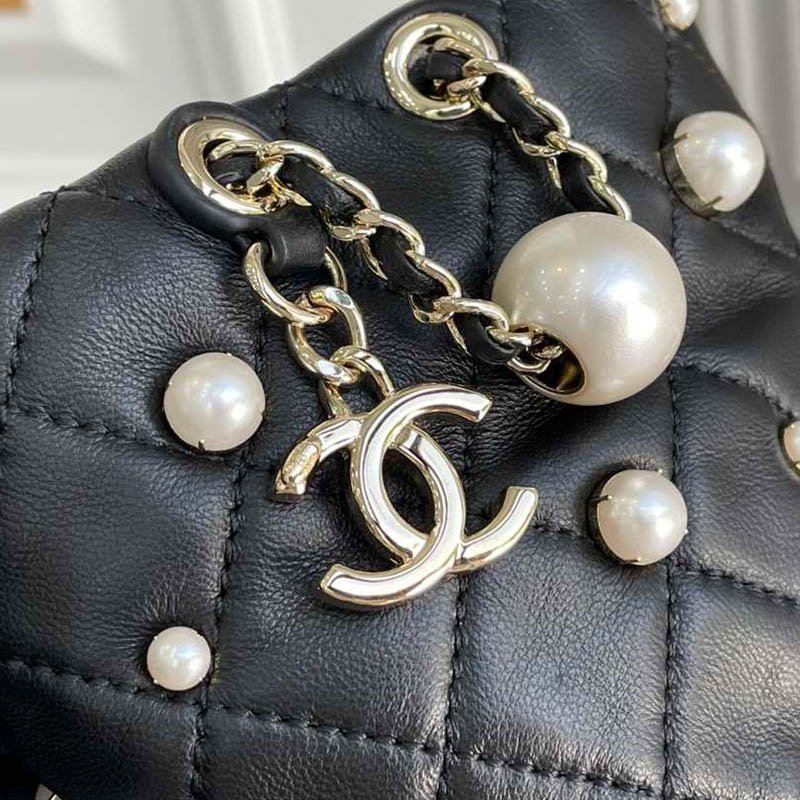 Chanel Mini Drawstring Bag - Image 8