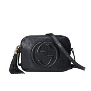 Gucci Soho Small Leather Disco Bag Black 308364 A7M0G 1000