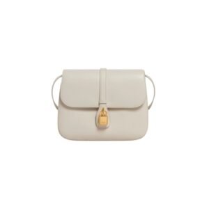 Celine Medium Tabou In Smooth Calfskin White