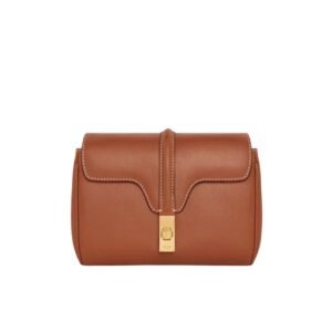 Celine Women Soft In Smooth Calfskin Brown 18Cm