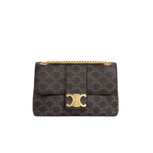 Celine Medium Celine Victoire Bag In Triomphe Canvas Tan 23Cm 115852Frh 04Lu