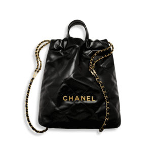 Chanel 22 Backpack Calf Black