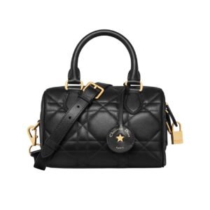 Dior Groove 20 Bag Macrocannage Calfskin Black 20Cm M1364Ubol M900