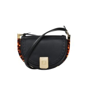 Fendi Moonlight Crossbody Bag Black 25Cm