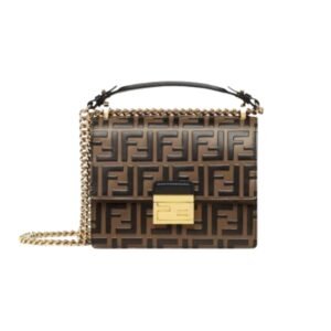 Fendi Kan U Embossed Ff Logo 8M0417A659F13Vk