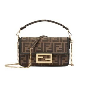Fendi Mini Baguette Brown 8Bs017A6V5F17U4