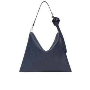 Fendi After Fendi Roma Leather Bag Dark Blue 32Cm 7Va604Amacf082Q