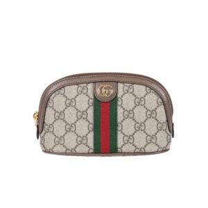 Gucci Ophidia Gg Cosmetic Pouch Brown