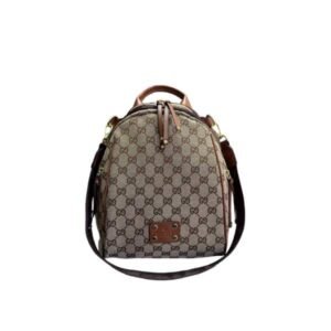 Gucci Supreme Canvas Backpack Beige 29Cm
