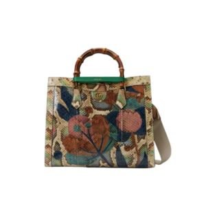 Gucci Diana Medium Python Tote Bag 27Cm 678842 Eyxlt 9480