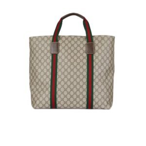 Gucci Gg Tender Medium Tote Bag ?Beige Ebony 30Cm 763287 Fachl 8844