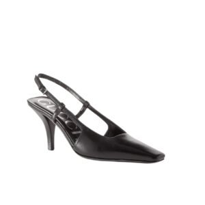 Gucci Women's Slingback Square Toe Pumps Black