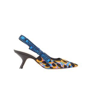 Dior J'Adior Slingback Pump Comma Heel Blue