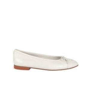 Chanel Classic Women's Ballet White Sandals