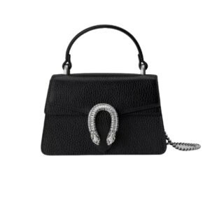 Gucci Dionysus Mini Top Handle Bag Black 18Cm 752029 Caogn 1155