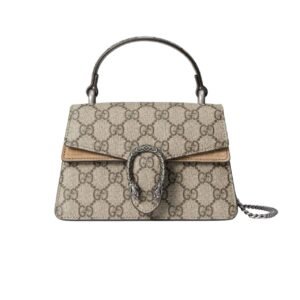 Gucci Dionysus Mini Top Handle Bag Beige 18Cm