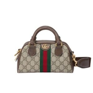 Gucci Ophidia Gg Mini Top Handle Bag Brown 22Cm ?724606 9C2Sg 8746