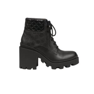 Gucci Gg Supreme Ankle Boots Black 659691 Uc810 1000