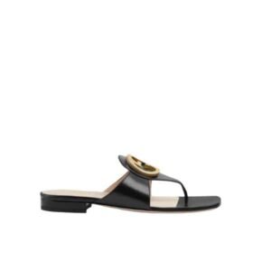 Gucci Sylvie Chain Mule Sandals Pink - 35 Eu 4 Us 23 Cm 9 In