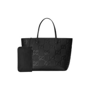 Gucci Jumbo Gg Large Tote Bag Black 40Cm 726755 Aaby0 1000