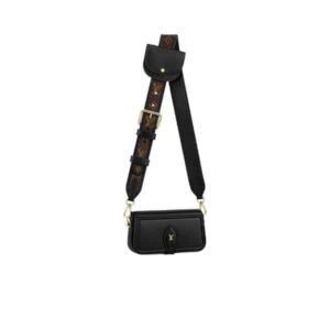 Louis Vuitton Officier Pouch With Strap Black 23Cm M69841