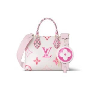 Louis Vuitton Onthego Pm Bag Pink 28Cm M22976