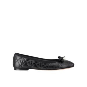 Dior Ballet Flat Black Quilted Cannage Calfskin Kdb877Cqc S900