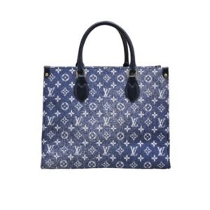 Louis Vuitton Onthego Tote Denim Bag 35Cm M59608