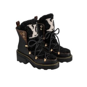 Gucci Gg 75Mm Knit Ankle Boots Black Fluorescent Green Fabric718378 Faaqp 1004