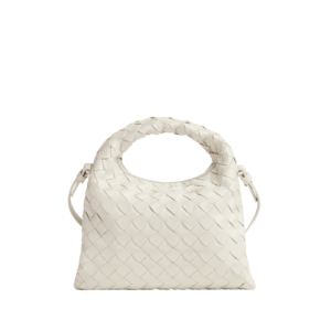 Bottega Veneta Women Mini Hop Bag Bottega Veneta Women Mini Hop Bag White