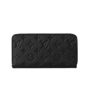Louis Vuitton Zippy Wallet Black 19Cm M61864