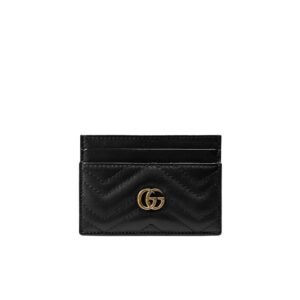 Gucci Gg Marmont Card Case Black 443127 Dtd1T 1000