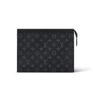 Louis Vuitton Pochette Voyage Mm Monogram Eclipse 27Cm M61692