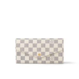 Louis Vuitton Sarah Wallet Damier Azur 19Cm N63208