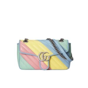 Gucci Marmont Matelasse Shoulder Bag Multicolor 26Cm 443497 Dtdxp 3967